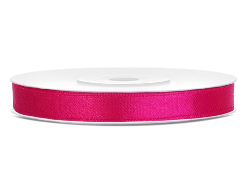 Satengbånd Pink 0,6cm 25m