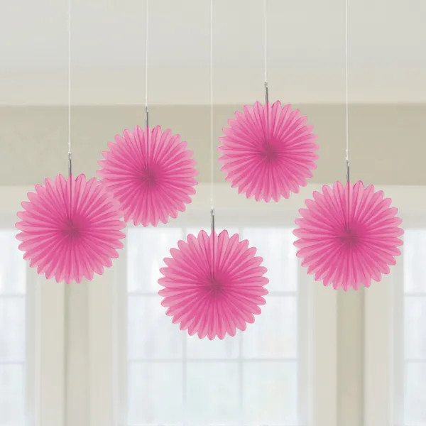 Hovedbilde Hengende Vifter Rosa 5-pk