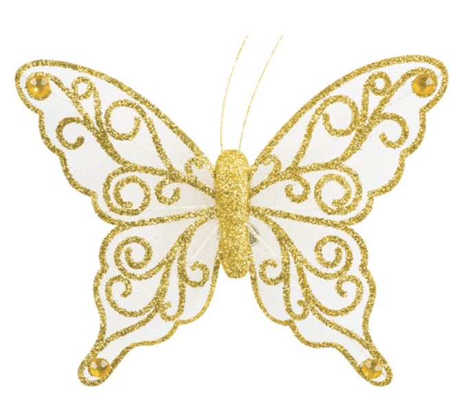 Hovedbilde Sommerfugl - Butterfly 12cm