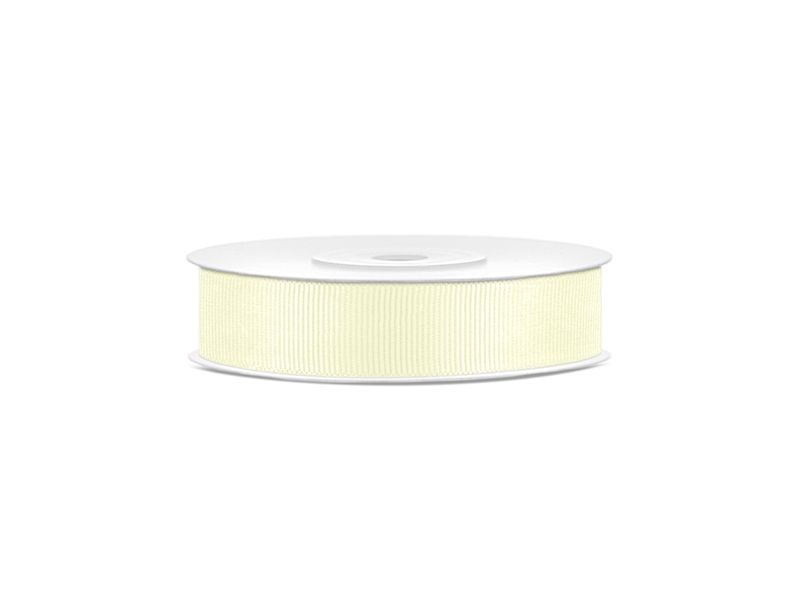 Ribbebånd Krem 15mm 25m