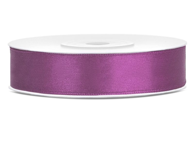 Satengbånd Plomme 1,2cm 25m