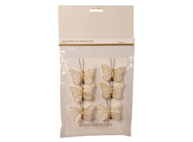 Hovedbilde Sommerfugl m/klype 6pk