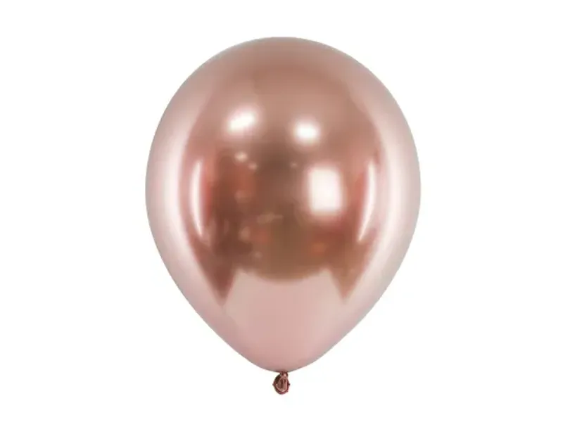 Ballonger Blank Rosegull 10-pk 30cm