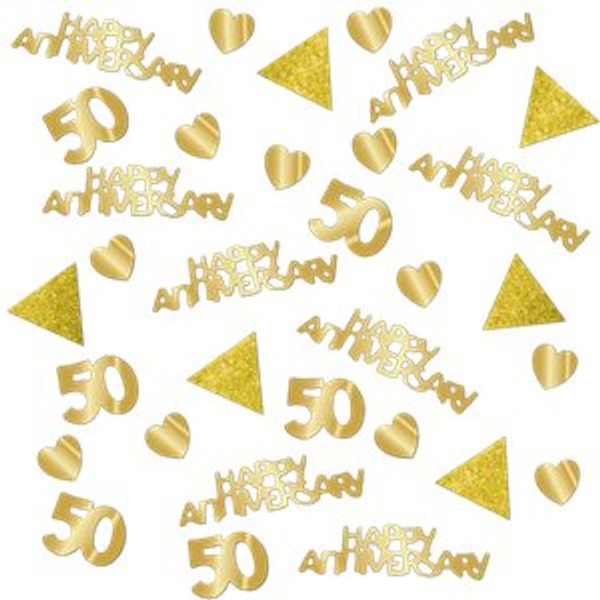 Hovedbilde Confetti 50 års jubileum Gull