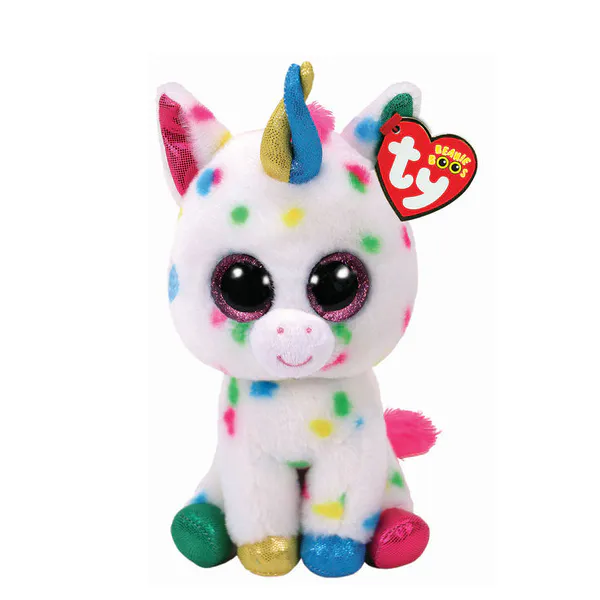 Hovedbilde TY bamse Beanie Boos Harmonie Enhjørning Liten