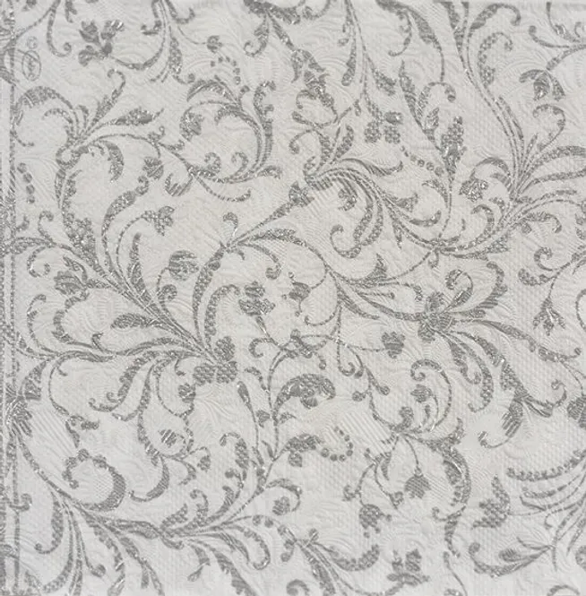 Hovedbilde Ambiente Elegance Damask Sølv Lunsj
