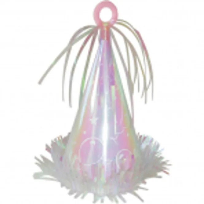 Hovedbilde Ballongvekt Partyhatt Iridescent 170g
