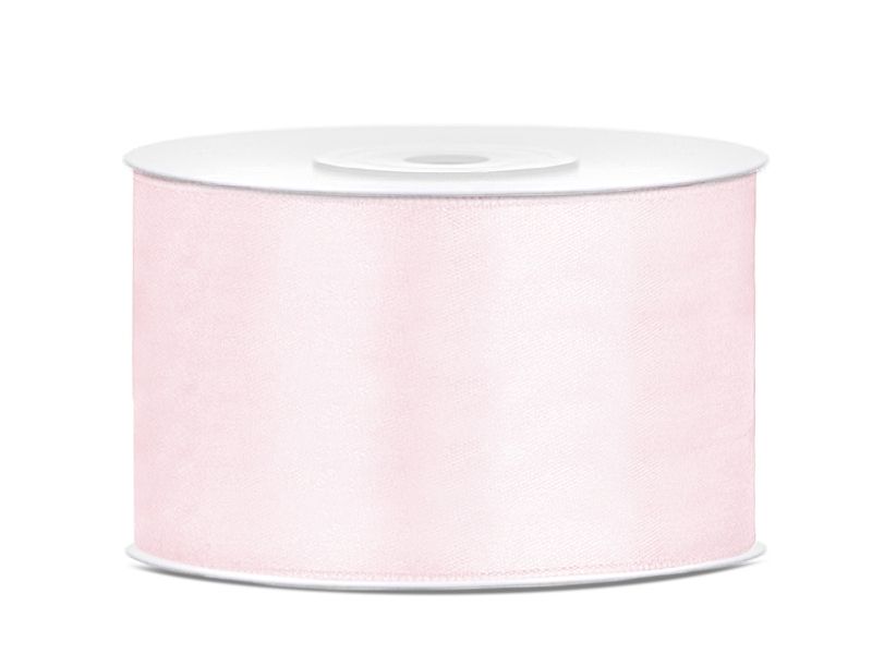 Satengbånd Lys Babyrosa 3,8cm 25m