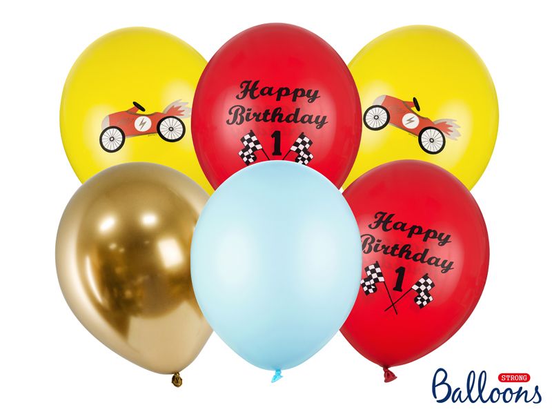 Ballonger Happy Birthday Mix 6pk