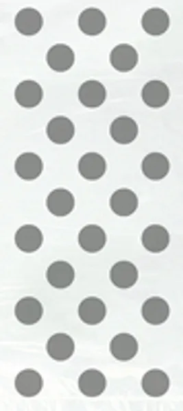 Hovedbilde Cellofanposer Sølv Dots 20-pk