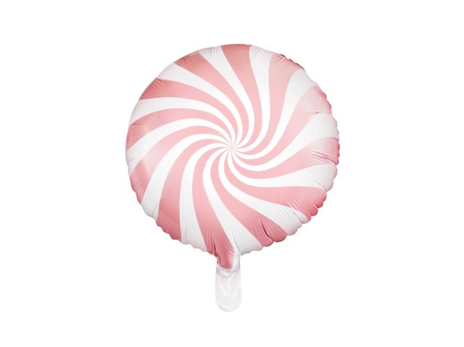 Hovedbilde Folieballong Candy Rosa og hvit
