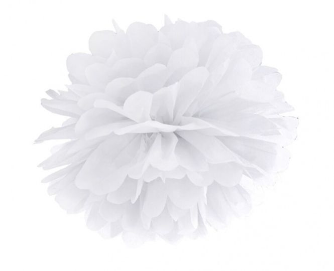 Hovedbilde Pom Poms Hvit 35 cm