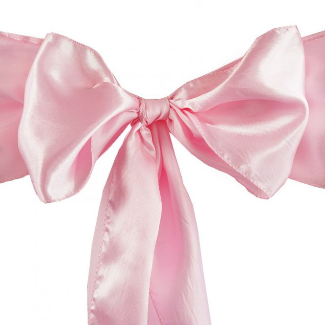 Hovedbilde Stolpynt sateng lys rosa 270 cm 5pk