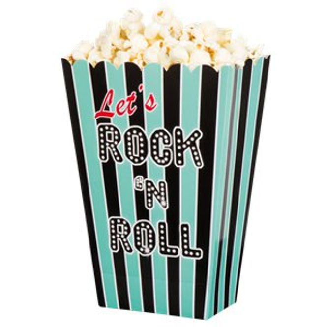 Hovedbilde Popcornbeger 50s Rock`n Roll 4pk