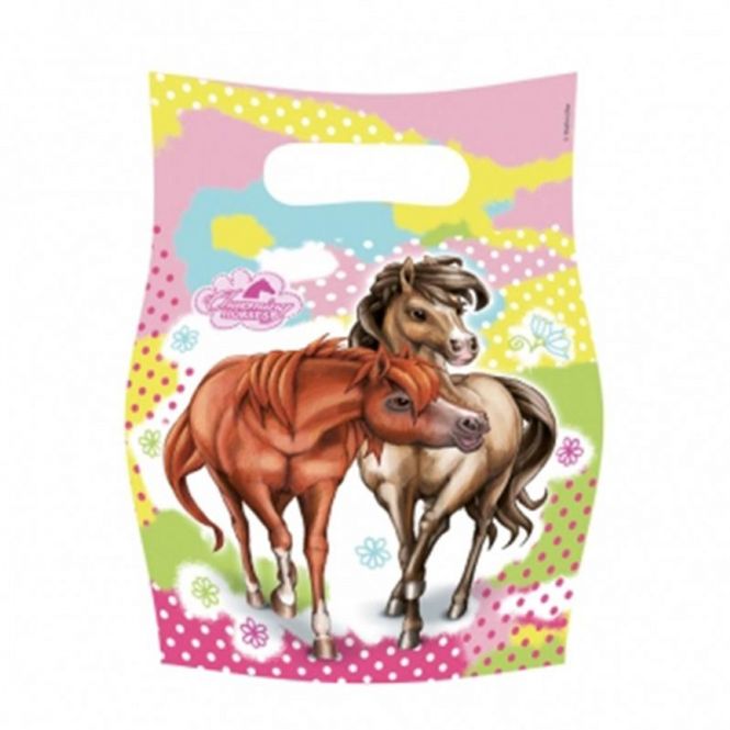Hovedbilde Charming Horses Party Bags 6-pk