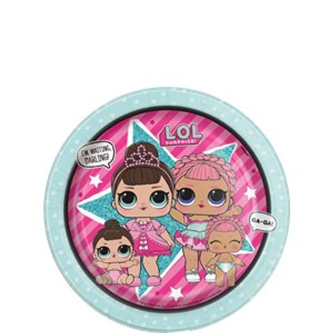 Hovedbilde LOL Suprise  Papptallerken 18cm 8 pk