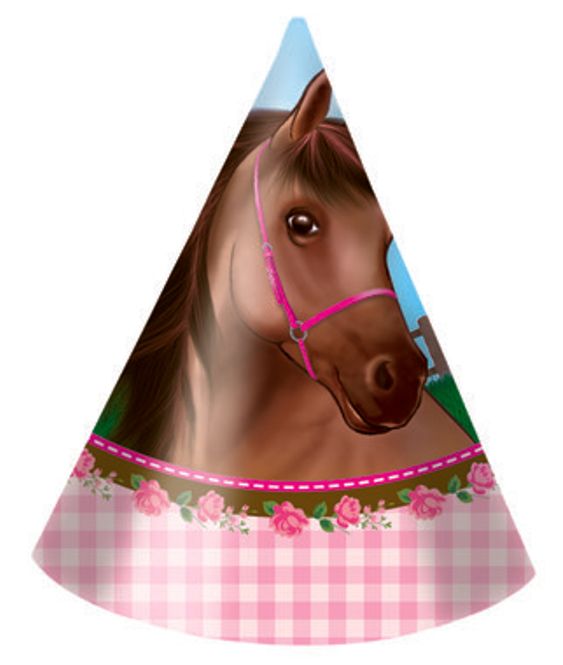 Hovedbilde Lovely Horse Partyhatter 6-pk