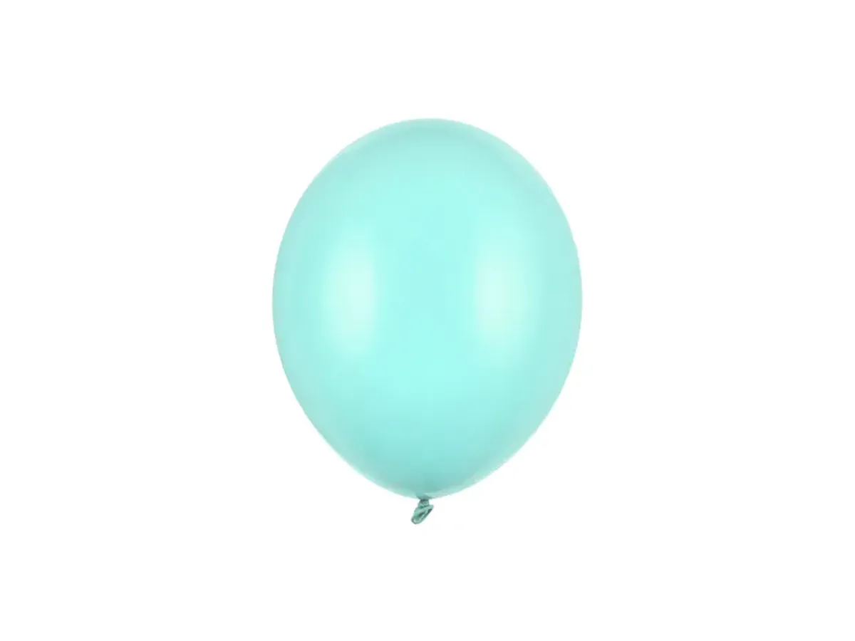 Ballonger E Mint pastell 12cm 10-pk 