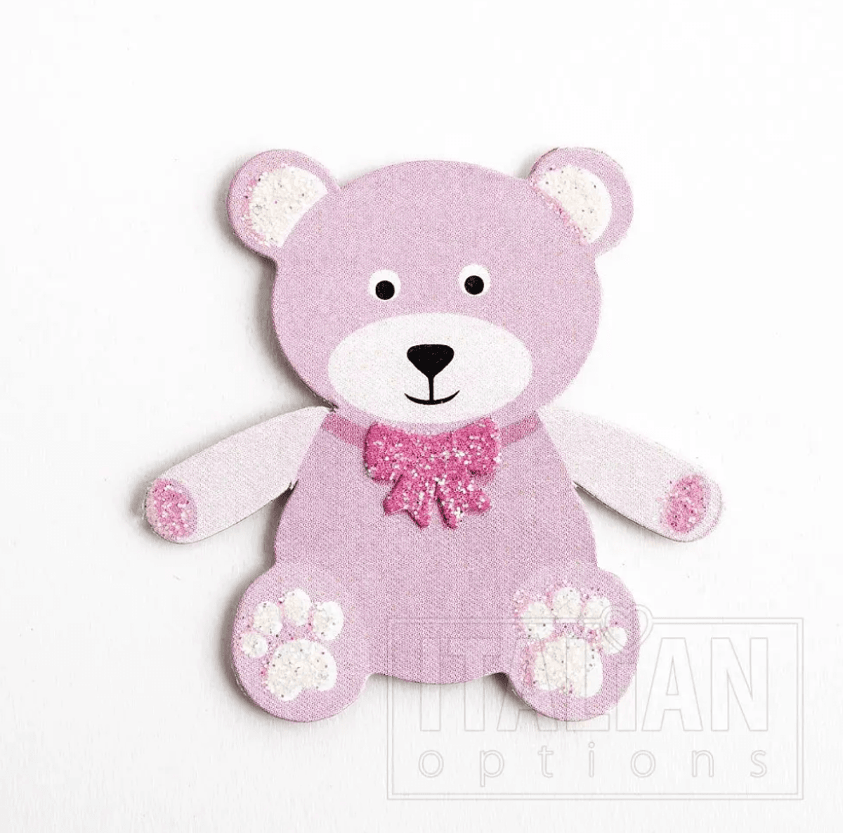Baby girl sticker 6pk rosa