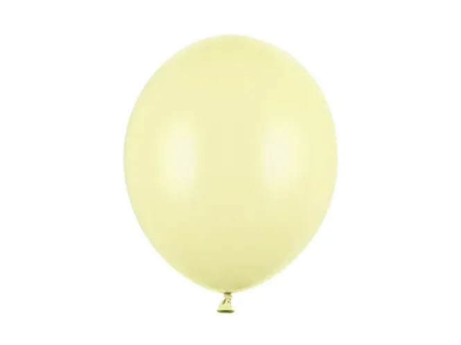 Hovedbilde Ballonger E pastel lys Gul 10-pk 30cm